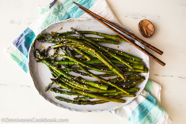 Hoisin Roasted Asparagus Omnivore S Cookbook