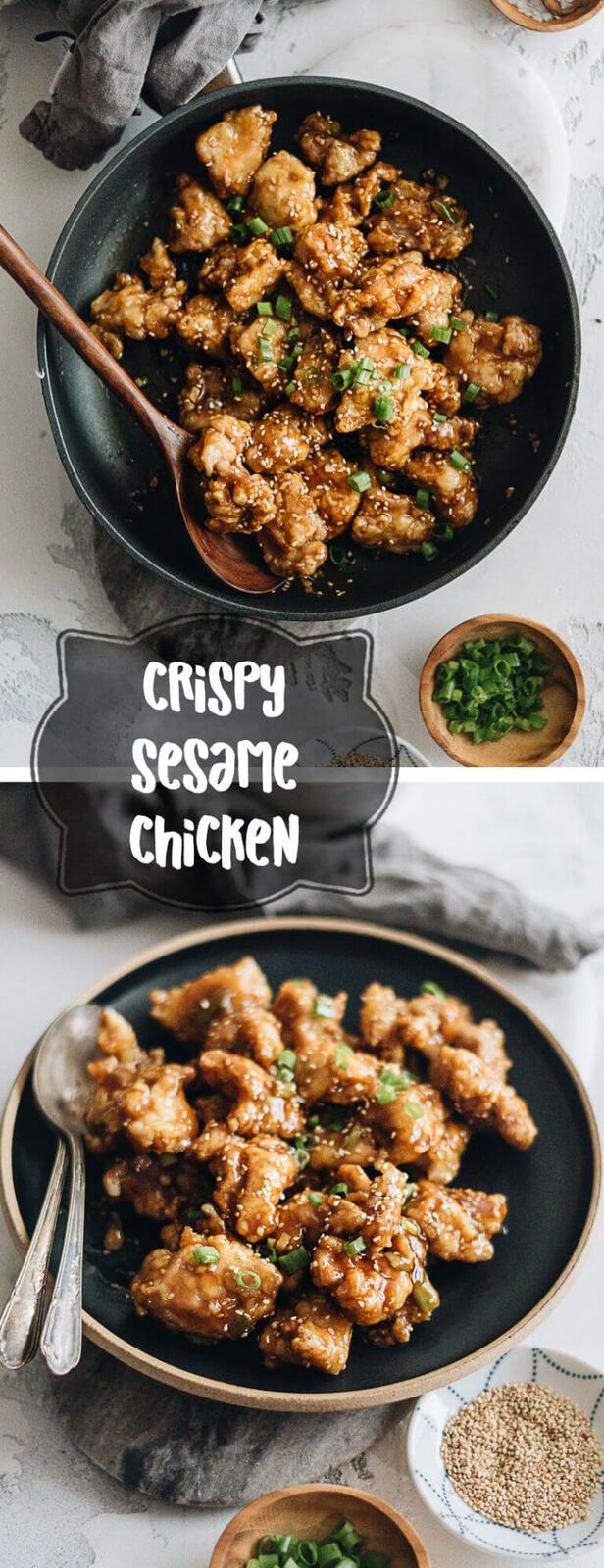 Crispy Sesame Chicken (without Deep Frying) - Omnivore's Cookbook