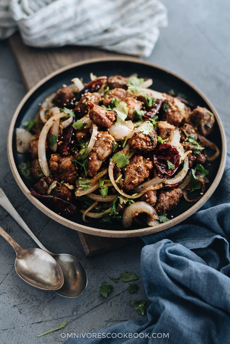 The real-deal Chinese cumin lamb stir fry recipe that yields highly addictive results.