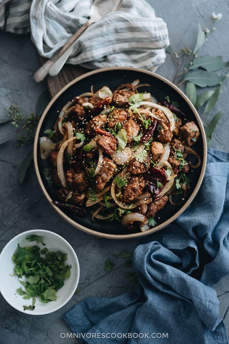 The real-deal Chinese cumin lamb stir fry recipe that yields highly addictive results.