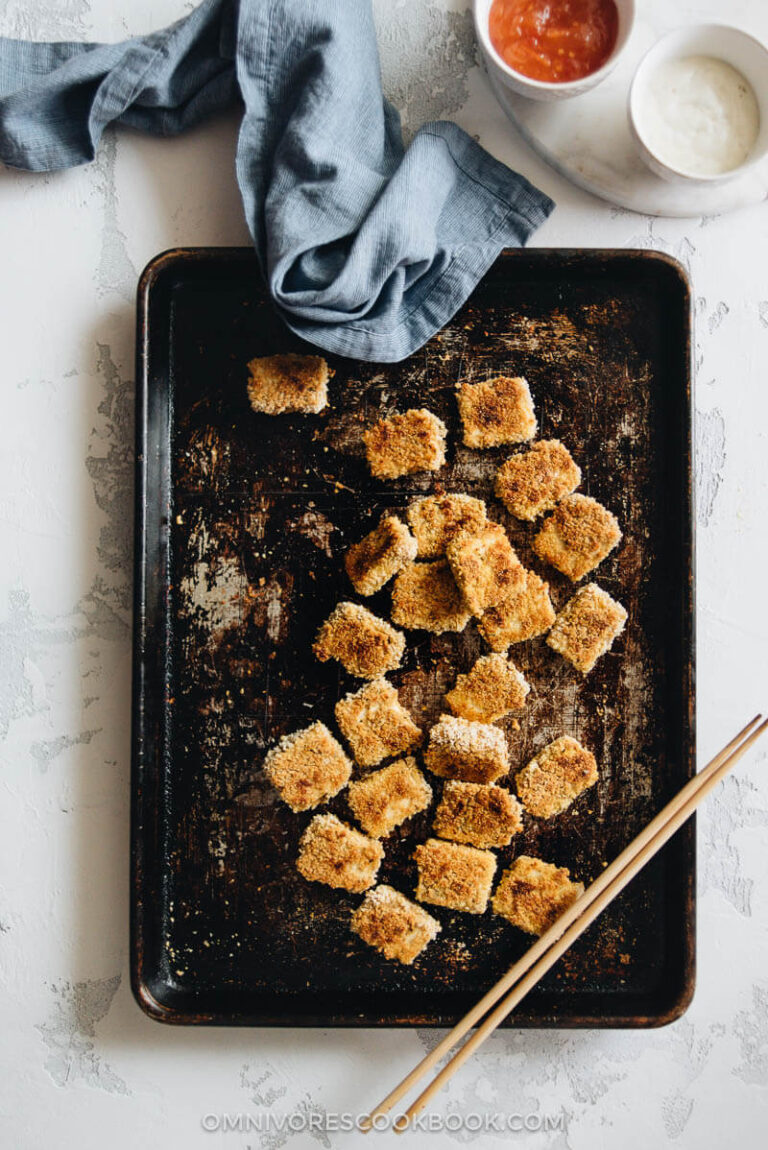Baked Crispy Tofu Nugget Omnivore's Cookbook
