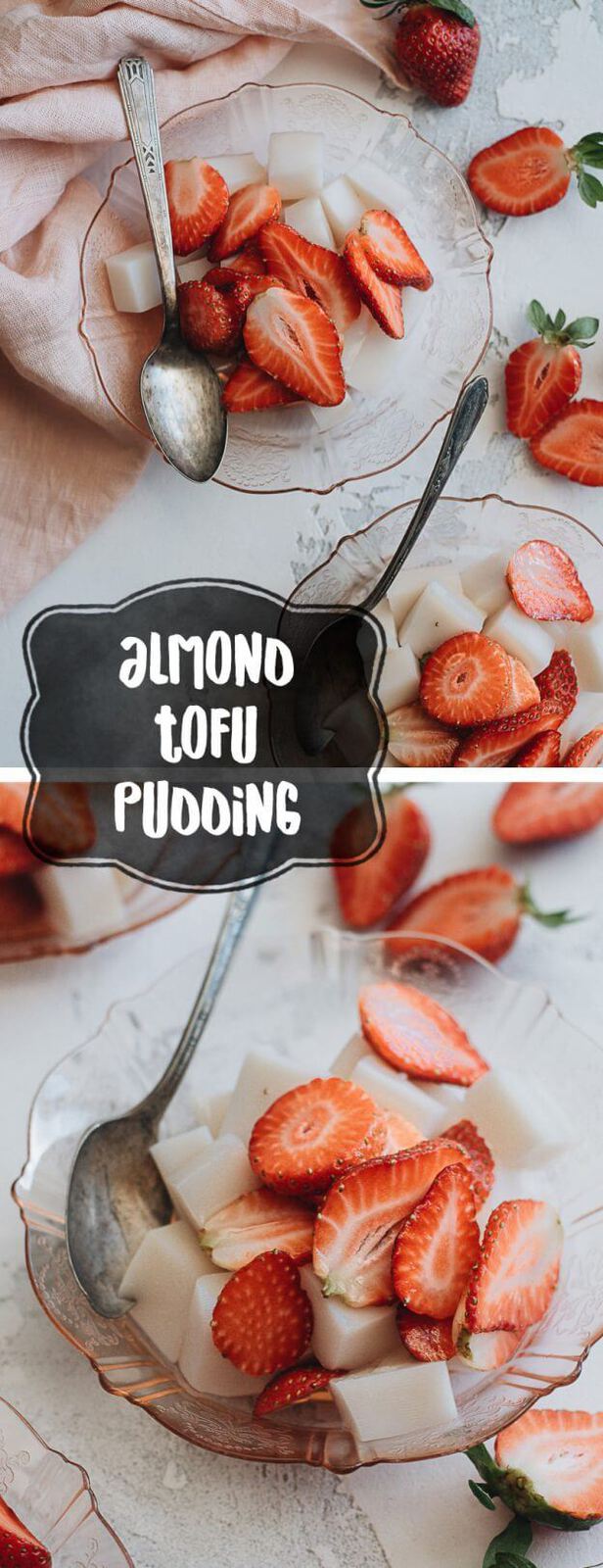 Almond Tofu (Almond Pudding, 杏仁豆腐) - Omnivore's Cookbook