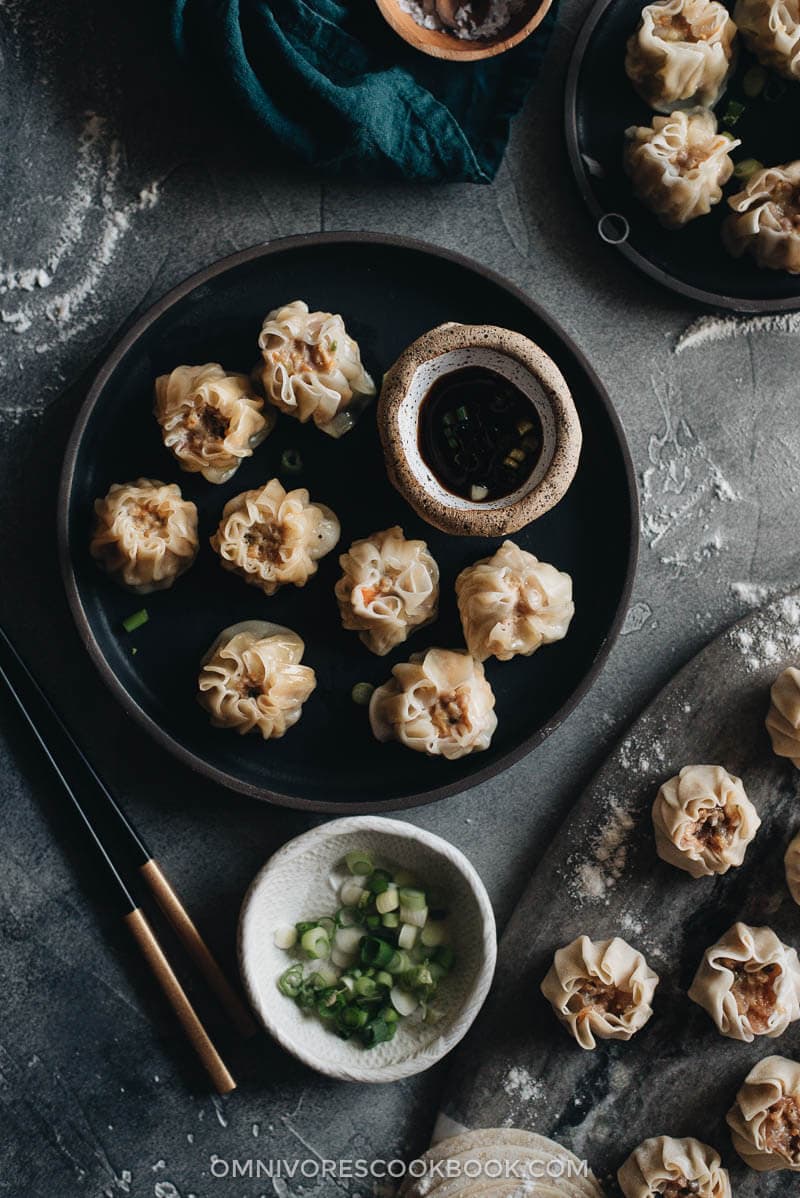 Learn how to make the famous dim sum classic, shumai - steamed dumplings filled with juicy pork and shrimp. It’s a perfect party food to make in advance and serve later.
