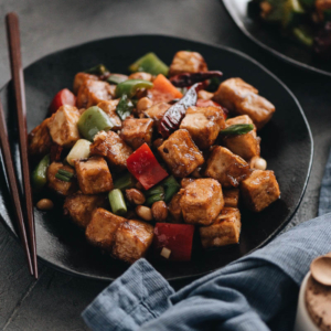 Real-Deal Kung Pao Tofu (宫爆豆腐) - The real-deal recipe that helps you create better-than-takeout kung pao tofu in your own kitchen. {vegetarian}