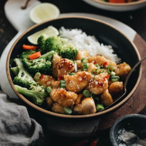 Thai Sweet Chili Chicken - An easy recipe that tastes even better than the takeout version, is fast to cook for your weekday dinner, and is healthier! {Gluten free adaptable}