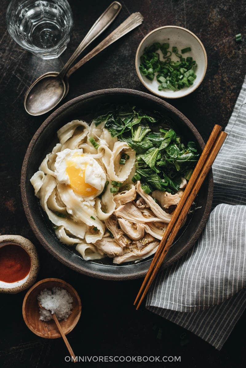 Asian Chicken Noodle Soup (Instant Pot) - Tiffy Cooks