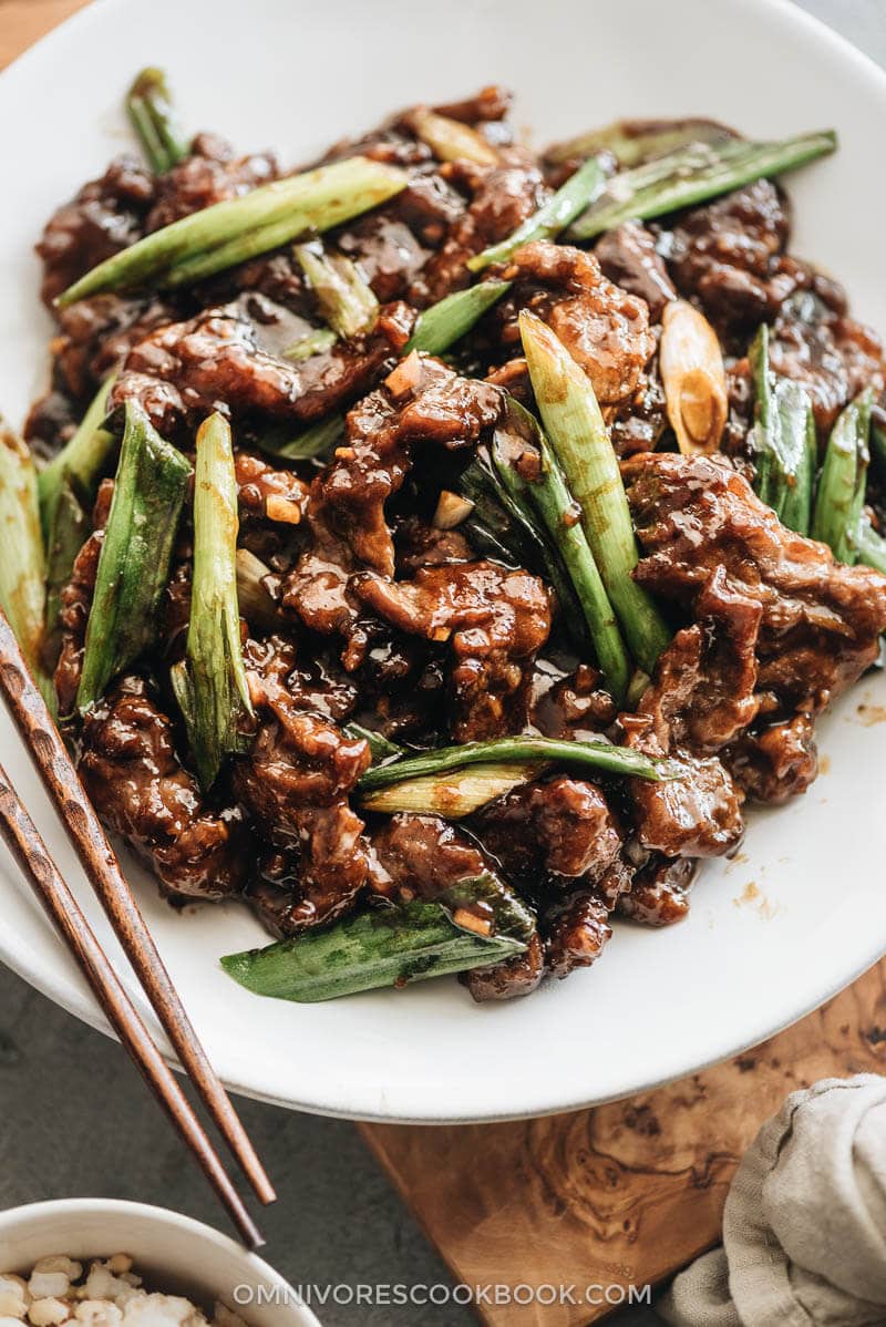 Mongolian Beef (Without Using a Wok) | Omnivore's Cookbook