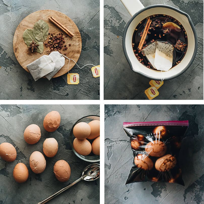 Chinese Tea Eggs step by step pictures