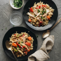 Asian Instant Pot chicken and rice
