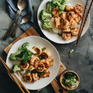 Restaurant style honey garlic shrimp
