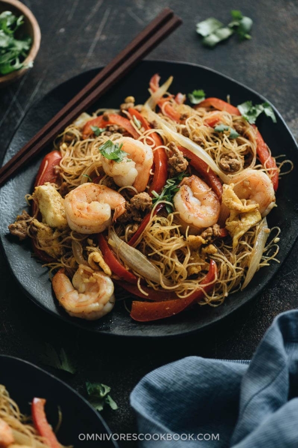 Easy Singapore Noodles 星洲炒米粉 Omnivores Cookbook