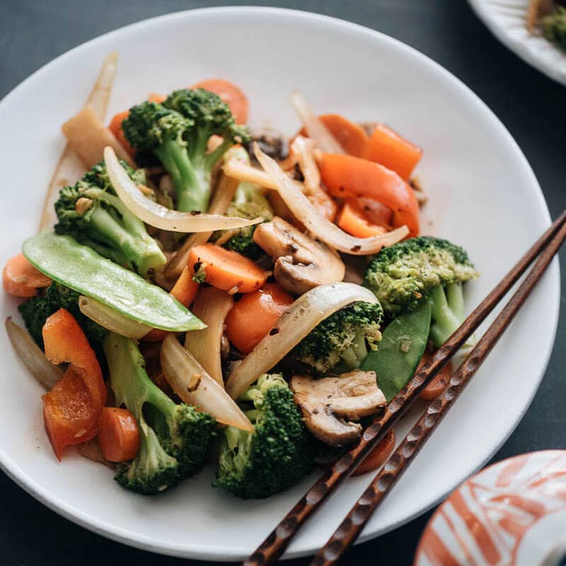 Broccoli and Mushroom Stir Fry - Omnivore's Cookbook