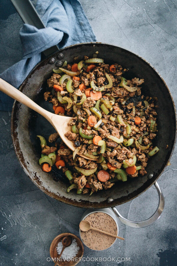 Ground Beef Stir Fry with Celery Omnivore's Cookbook