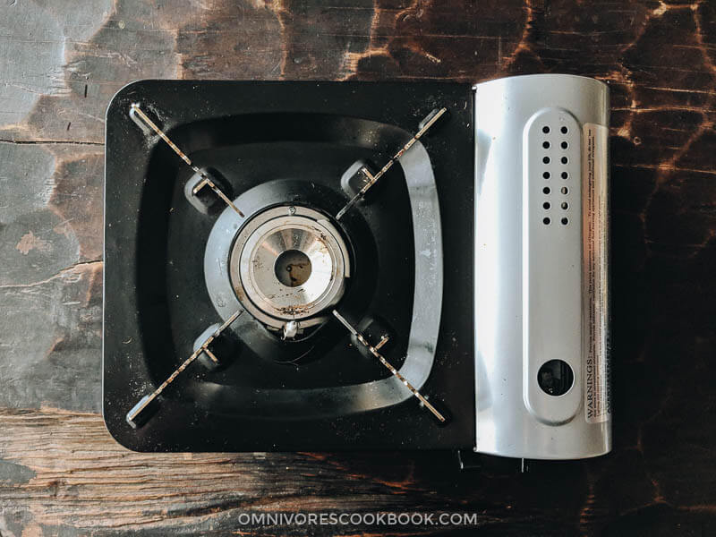 Portable gas stove for Chinese hot pot