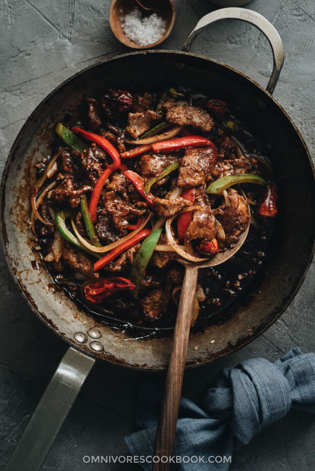 Real-Deal Szechuan Beef Stir Fry - Omnivore's Cookbook