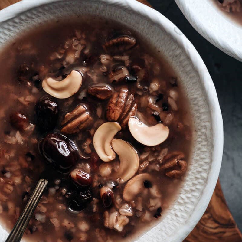 Eight Treasure Congee (八宝粥) - Omnivore's Cookbook