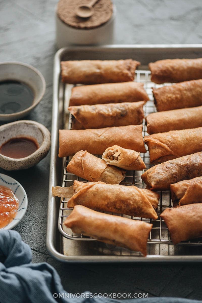 Rice Paper Egg Rolls (crispy, loaded with vegetables)