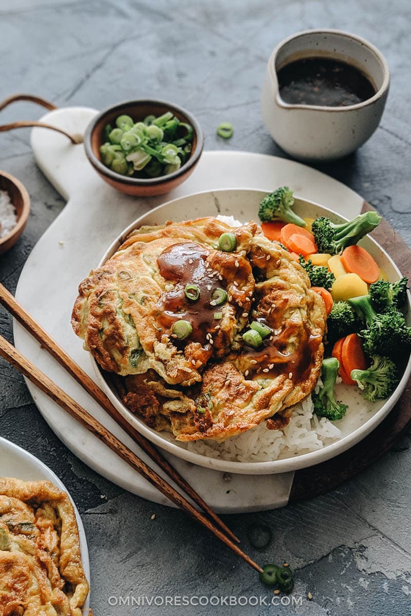 Easy Egg Foo Young Omnivore's Cookbook