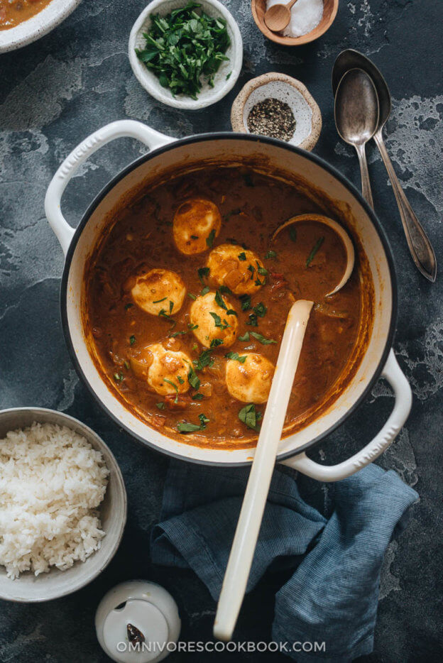 Easy Egg Curry Omnivore's Cookbook