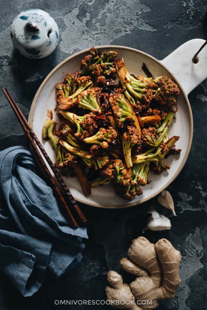 Chinese Cauliflower Stir Fry (干锅菜花) Omnivore's Cookbook