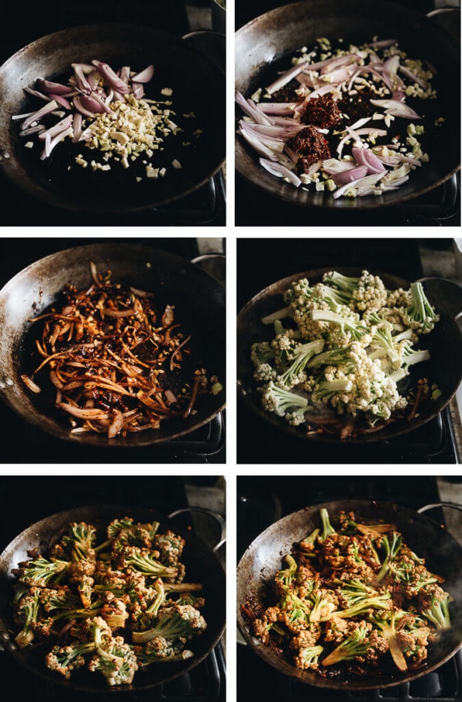 Chinese Cauliflower Stir Fry (干锅菜花) Omnivore's Cookbook