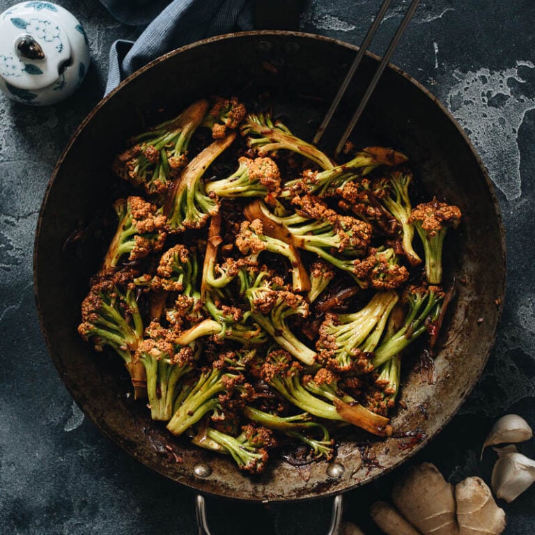 Chinese Cauliflower Stir Fry (干锅菜花) Omnivore's Cookbook