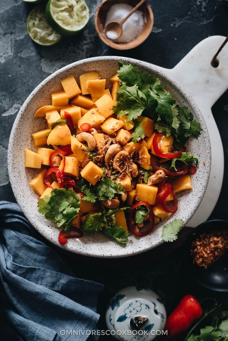 How to shop for, cut and prep mangoes, plus a mango salad