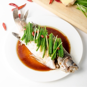Authentic Chinese Steamed Fish