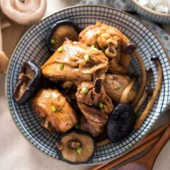 Mom’s Best Braised Chicken with Mushrooms