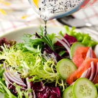 Creamy Black Sesame Salad Dressing