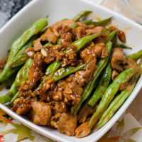 Curry Pork and Green Beans Stir Fry