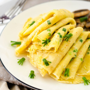 Egg and Green Onion Crepe