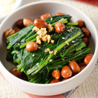 Chinese Spinach and Peanut Salad