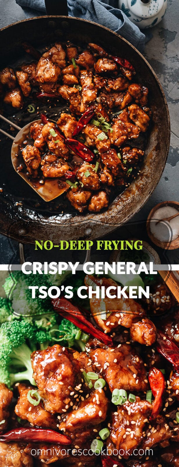 General Tso's Chicken (Crispy Chicken Without DeepFrying) Omnivore's