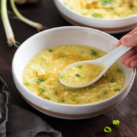 Make the restaurant-style Chinese egg drop soup with the minimum ingredients, within 15 minutes, and without any fuss.