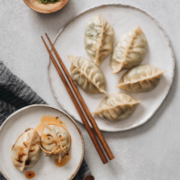 Nepali Momos with Spinach and Ricotta - An easy dim sum appetizer that you can make in your own kitchen and impress your guests with at the dinner party! {Vegetarian}