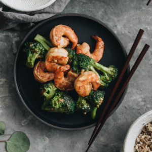 Garlic Shrimp and Broccoli
