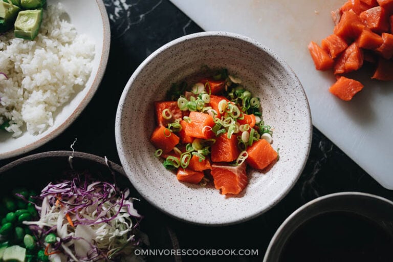 Salmon Poke Bowl Omnivore's Cookbook