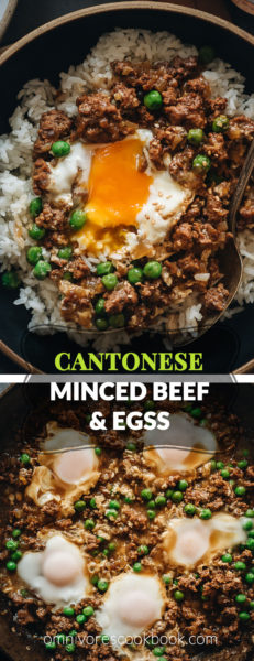 Cantonese Ground Beef Rice and Eggs (窝蛋牛肉) - Omnivore's Cookbook