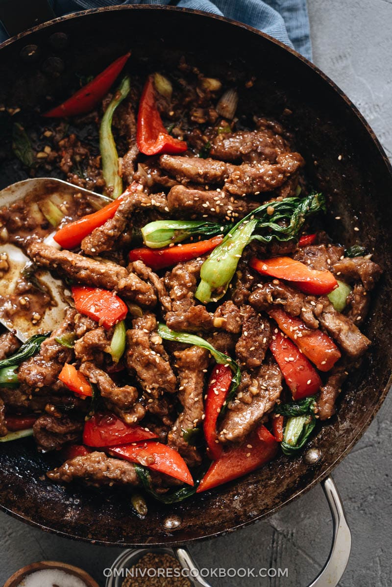 Ginger Beef Stir Fry - Omnivore's Cookbook