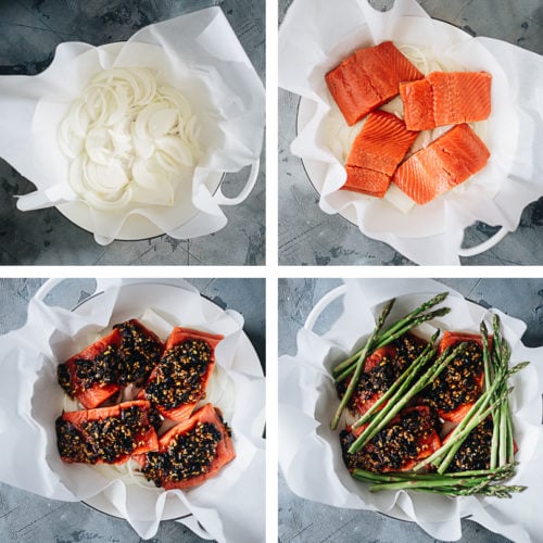 Steamed Salmon in Black Bean Sauce - Omnivore's Cookbook