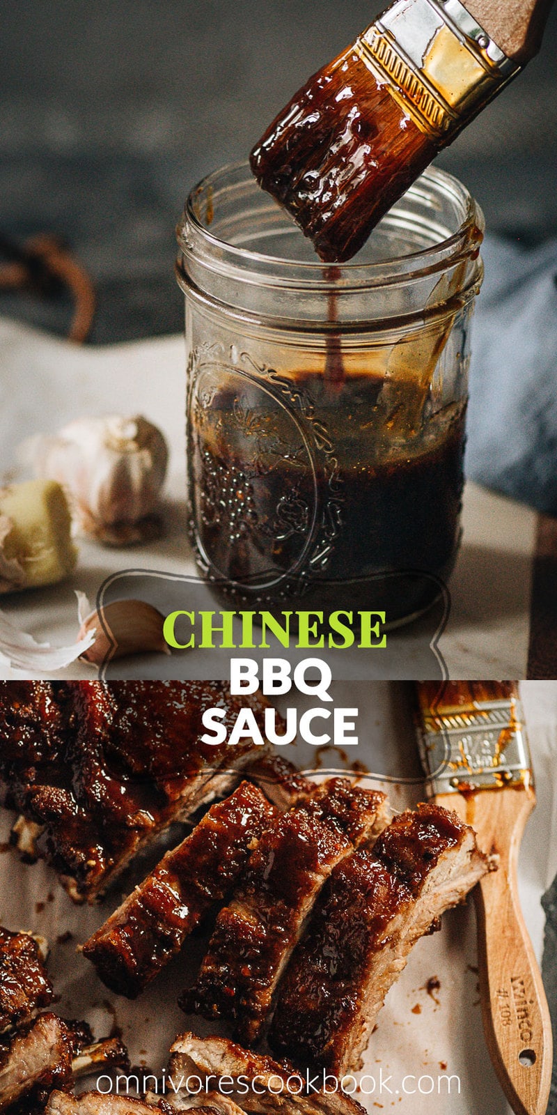 Chinese BBQ Sauce - The homemade BBQ sauce has a rich, sweet, savory taste with well-balanced Asian notes of ginger and five spice. It is super fast to make and has a thick consistency. Make your favorite dishes using this Chinese BBQ sauce to replace your regular sauce and make your weekday dinners more interesting! {Gluten-Free adaptable}
