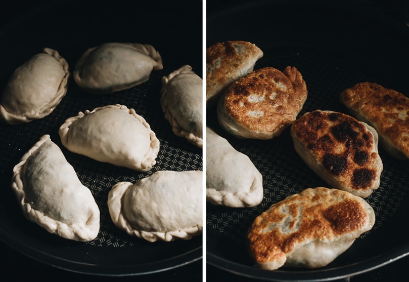 Pan fry Chinese chive pockets