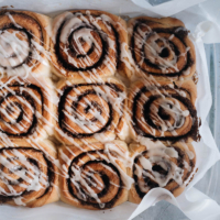 Soft Cinnamon Rolls with Sesame | Easy homemade cinnamon rolls made with a Japanese milk bread formula to create an airy, fluffy texture with a crispy crust, stuffed with cinnamon sugar and a buttery sesame paste. Using a mixer, they’re easy to put together and the result is better than Cinnabon. Cooking video is included