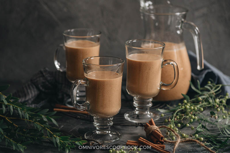 Eggnog Milk Tea Boba - Kitchen Confidante®