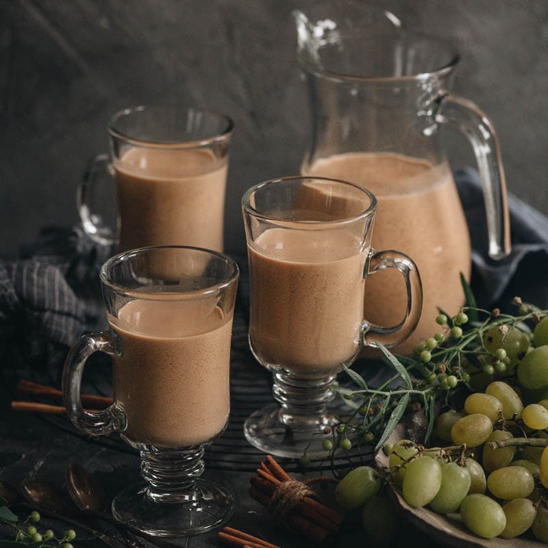 Eggnog Milk Tea Boba - Kitchen Confidante®