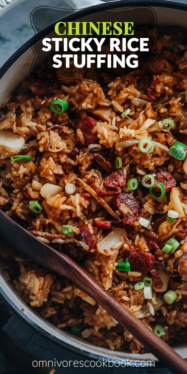 Sticky Rice Stuffing (A Chinese-Inspired Thanksgiving Recipe ...