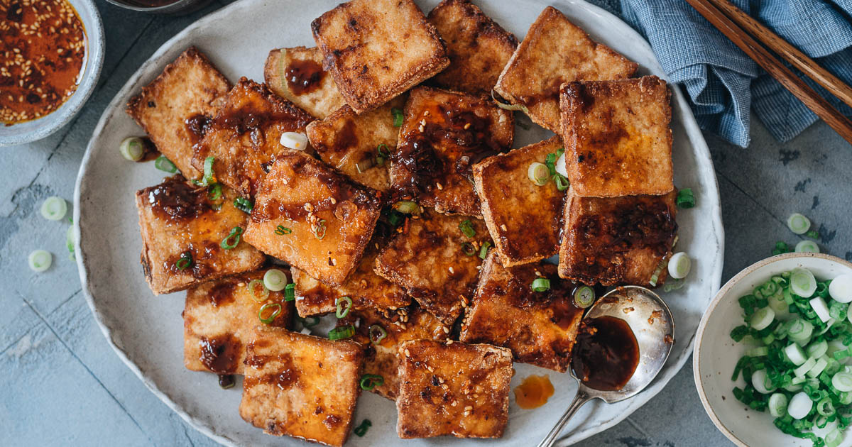 Pan-Fried Marinated Tofu