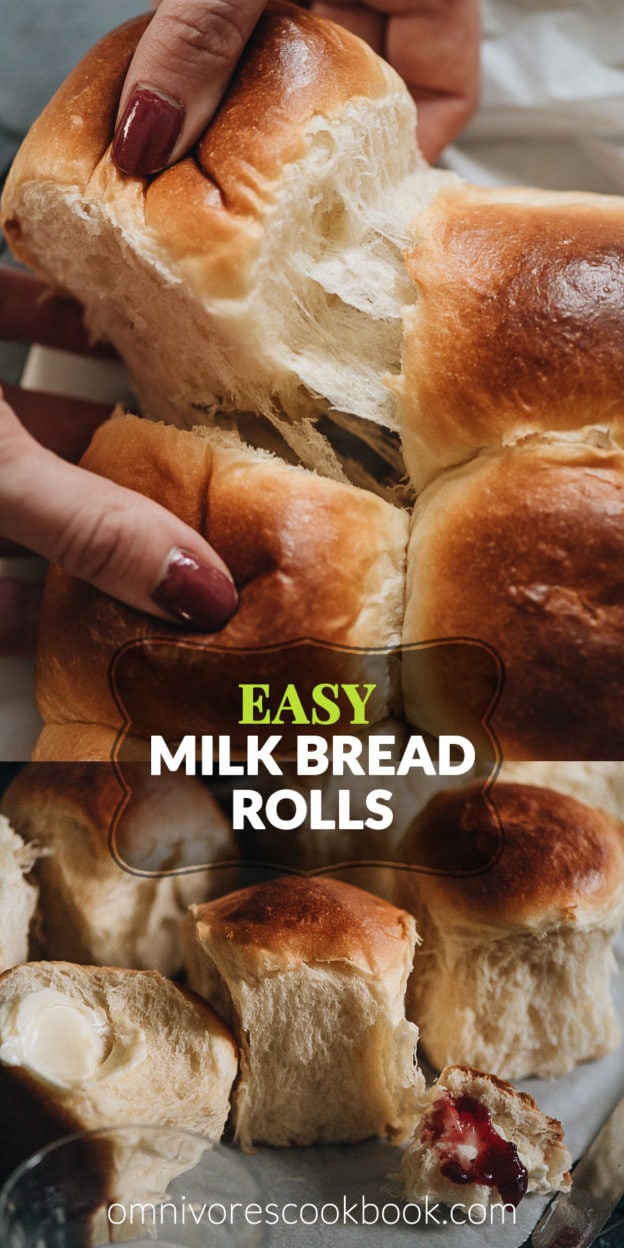 Easy Milk Bread Rolls - Omnivore's Cookbook