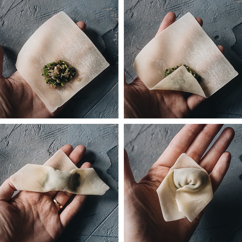 How to wrap wonton